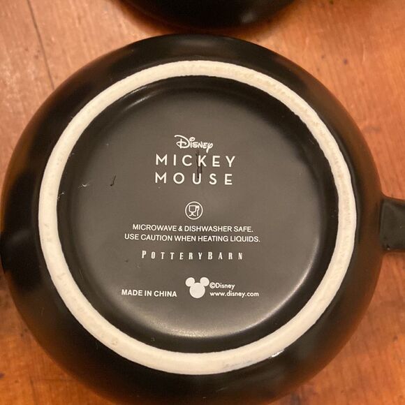 DISNEY Pottery Barn Mickey Mouse Mugs - Picture 4 of 4